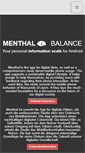 Mobile Screenshot of menthal.org